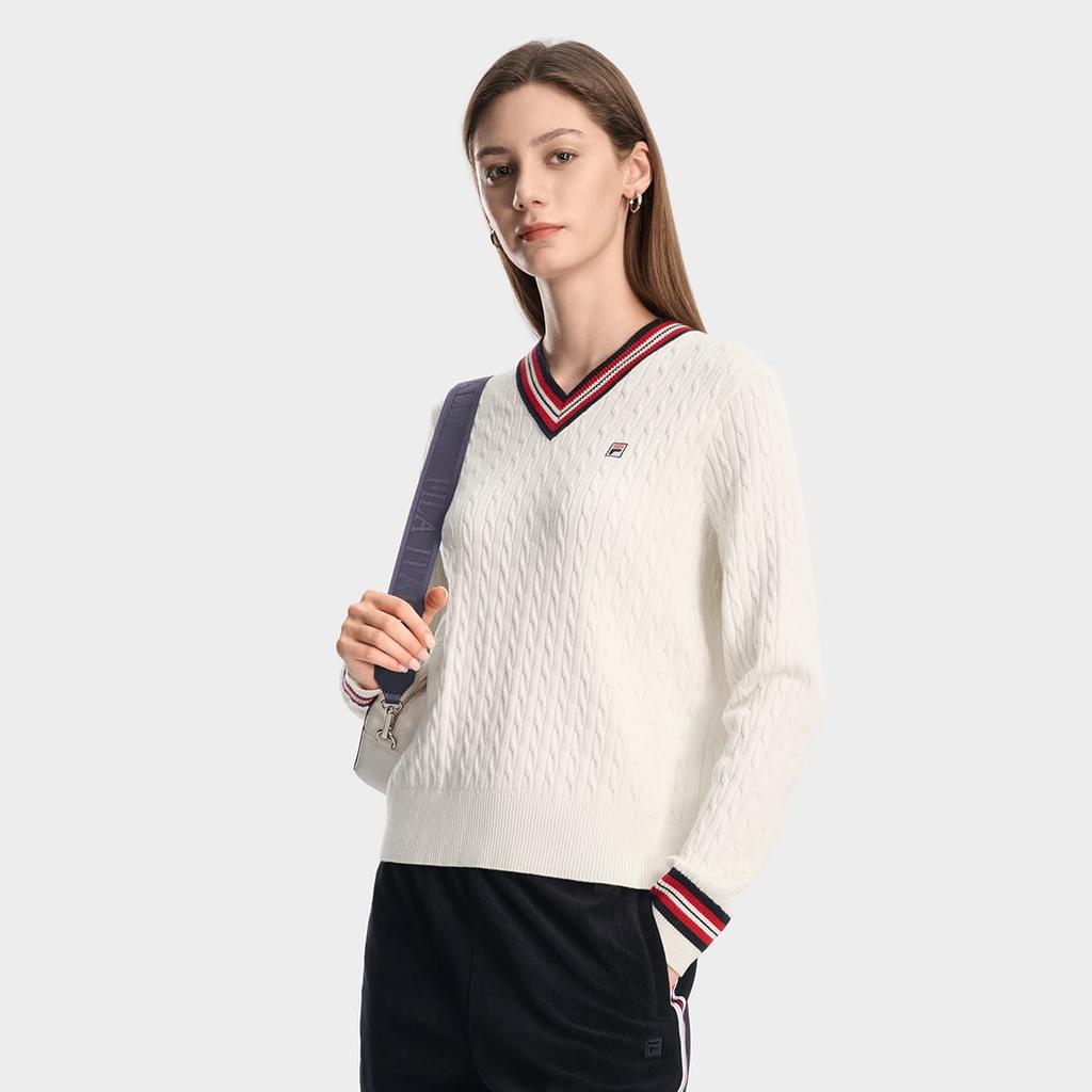 Fila Свитер Heritage Женский Облачно-белый F11W618412FWT
