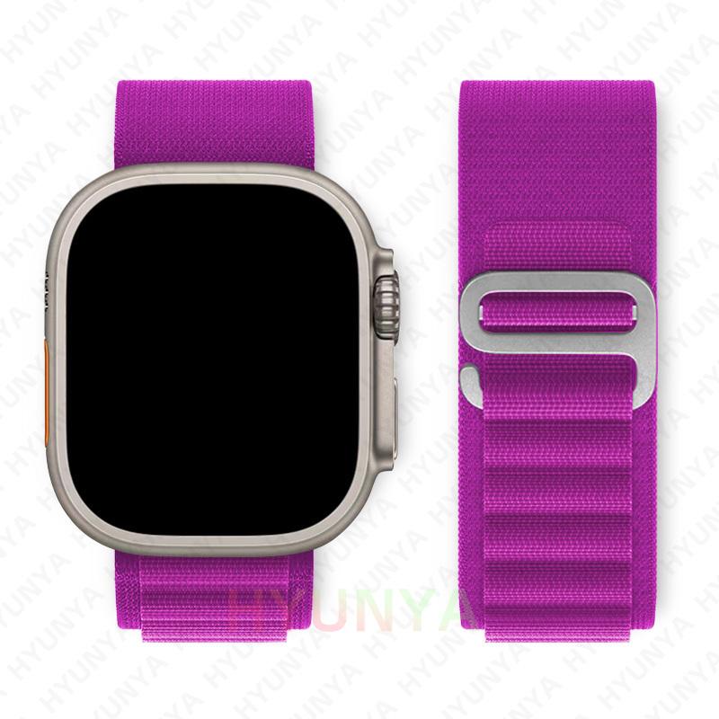 Альпийский ремешок для Apple Watch Band Series 10 9 8 7 SE Ultra 2 41мм 42мм 45мм 46мм 49мм 40мм 44мм IWatch Correa Ремешок Браслет