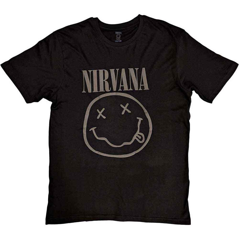 26 Nirvana Black Smile erkend T-shirt voor mannen Unisex T-Shirt