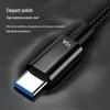 10A 120W Braided Type-C Fast Charging Cable for Huawei Honor Devices