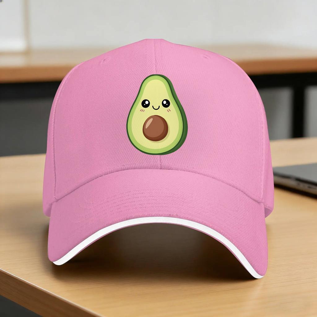 Cute Avocado Sun Baseball Cap Summer Unisex Unisex Print Trucker Hat Wholesale yk Retro Running Hippie Snapback Cap