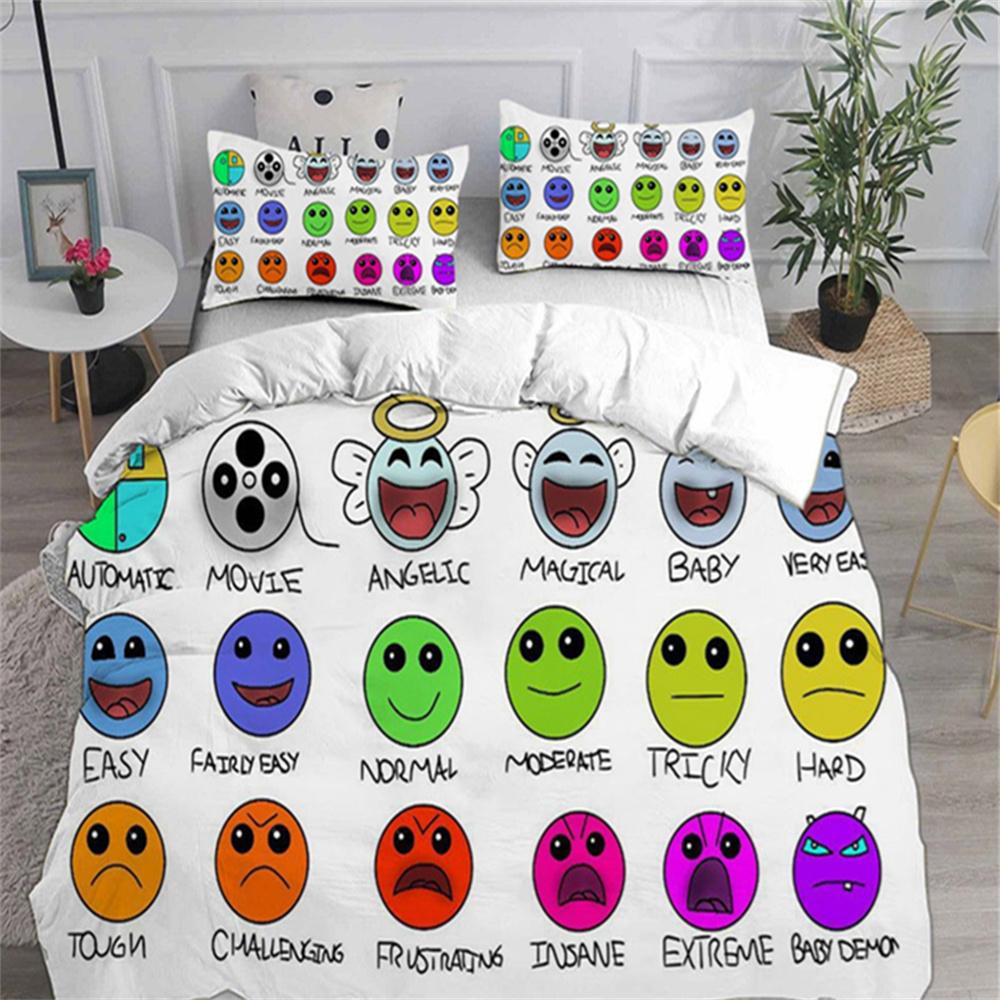 Комплекты постельного белья с 3D-геометрией, одеяло, покрывало, пододеяльник, наволочка, комплект из 2-3 предметов, украшение для спальни, домашний текстиль