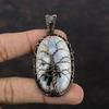 Tree Of Life Rainbow Moonstone Pendant Copper Wire Wrapped Pendant Antique Jewelry Handmade Pendant Copper Jewelry For Gift Gemstone Pendant