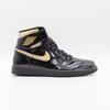 555088-032 Nike Air Jordan 1 Retro High OG Черный Металлик Золотой Лакированный (Мужской)
