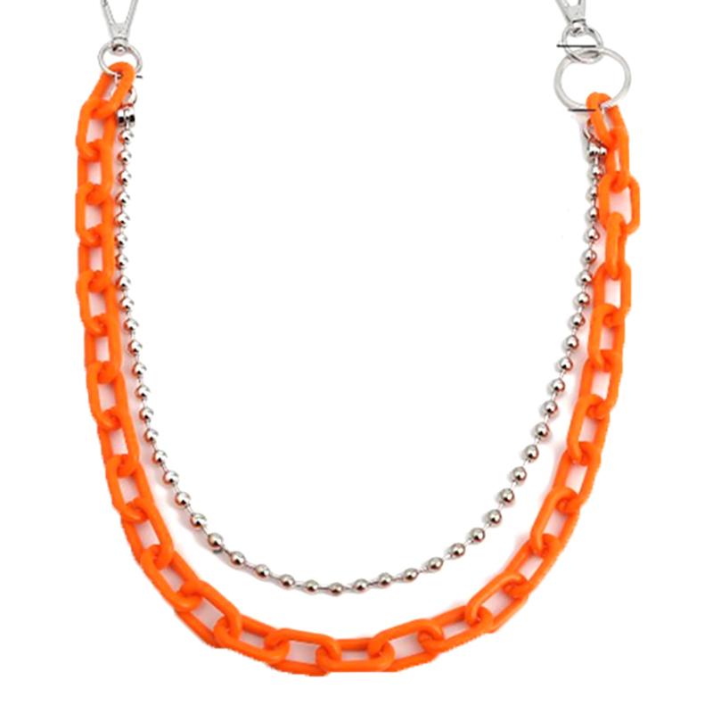 Punk Waist Chain Belt Silver Trousers Chain For Women Jeans Belt Chain For Pants Cool Metal Rock Chain Hiphop Summer Jewelry