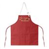 Embroidered Kitchen Apron La Cuisine De Maman with Front Barbecue Pocket