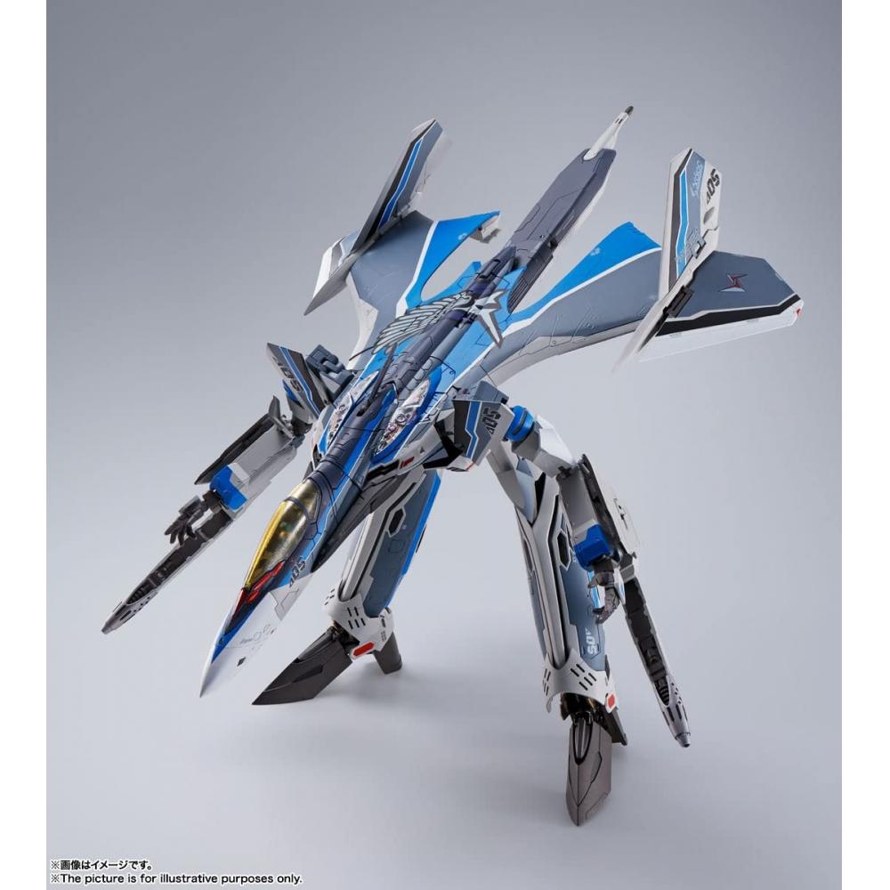 DX Chogokin Macross Delta the Movie Absolute LIVE Первая ограниченная серия VF-31AX Kairos Plus (Машина Хаяте Иммельмана) приблизительно. 260 мм ABS и литье под давлением и P
