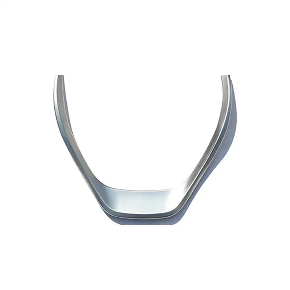 Для BMW 3 серии F30 F32 F34 2013-2019 салон автомобиля рулевое колесо отделка серебристые молдинги автостайлинг аксессуары