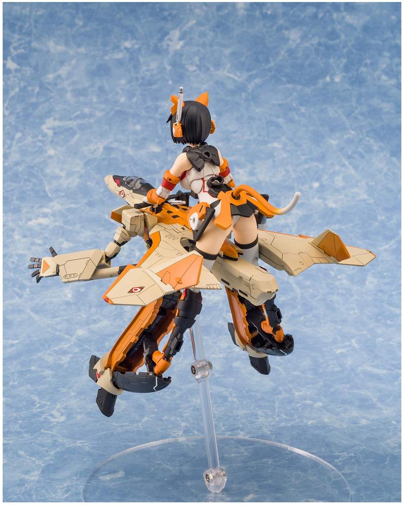 Aoshima Bunka Kyozai VFG Macross Delta Skuld Высота 155 мм пластиковая модель VF-31D приблизительно. Цветовая кодировка MC-05