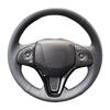 Чехол на руль из микрофибры для Honda Fit Jazz City 2014 2015 HRV HR-V 2016 Vezel, интерьер автомобиля, стайлинг автомобиля