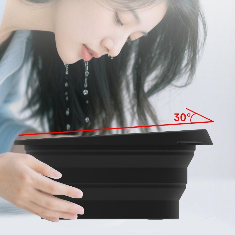 Built-in Ice Tray Face Ice Bath Bowl Silicone Skincare Washbasin Portable Ice Basin Beauty Tools