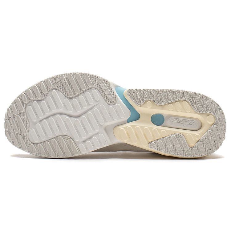 Кроссовки для бега LiNing Eazgo Urban Comfortable Shock Absorbing Low Top для мужчин, цвет белый серый ARES013-1