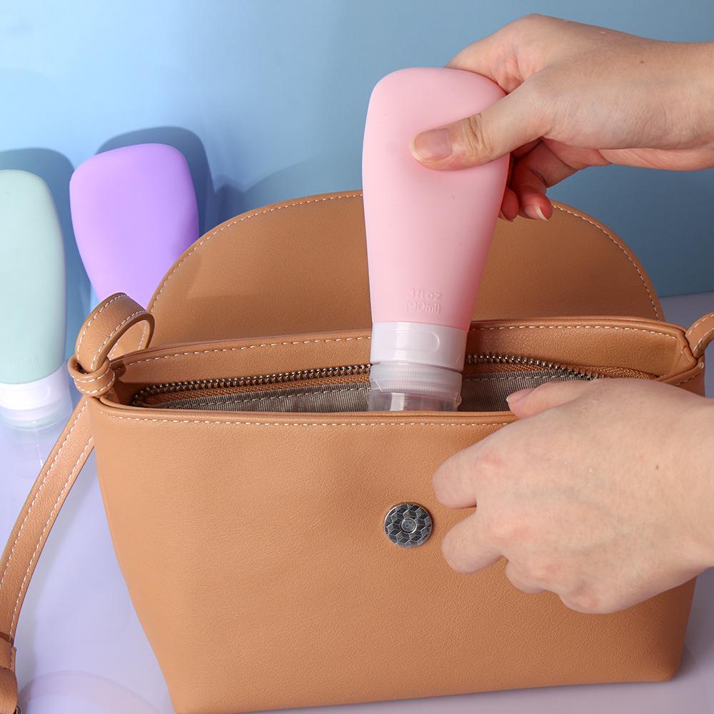 Гель для душа Портативный Контейнер с дозатором для мытья рук Туба для розлива Силиконовая бутылка Пустые бутылки