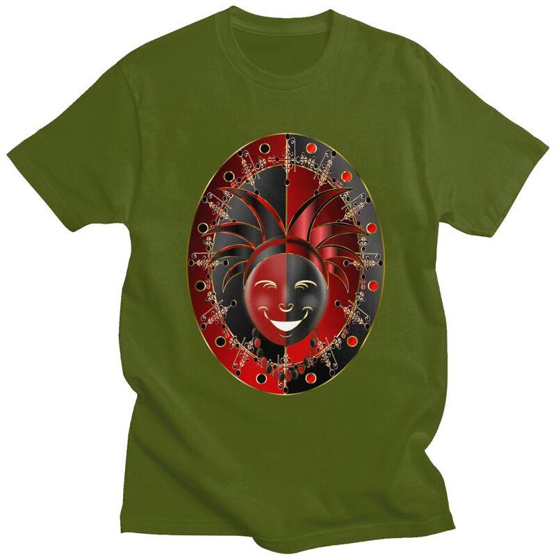 Custom Smiling Eshu Elegua T Shirt for Men Tshirt Casual Tees Short Sleeves Tshirts Loose Fit Clothing