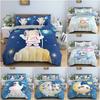 3D Cartoon Pattern Duvet/Quilt Cover Cozy Soft Bedding Set For Children Kids Bedroom Decor Bedclothes Queen Twin Single 2/3Pcs
