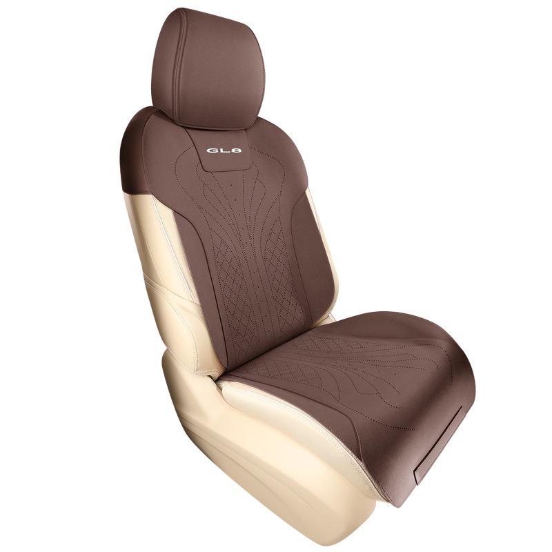 Buick GL8 Car Seat Cushion: Semi-Surround Suede Saddle Pad