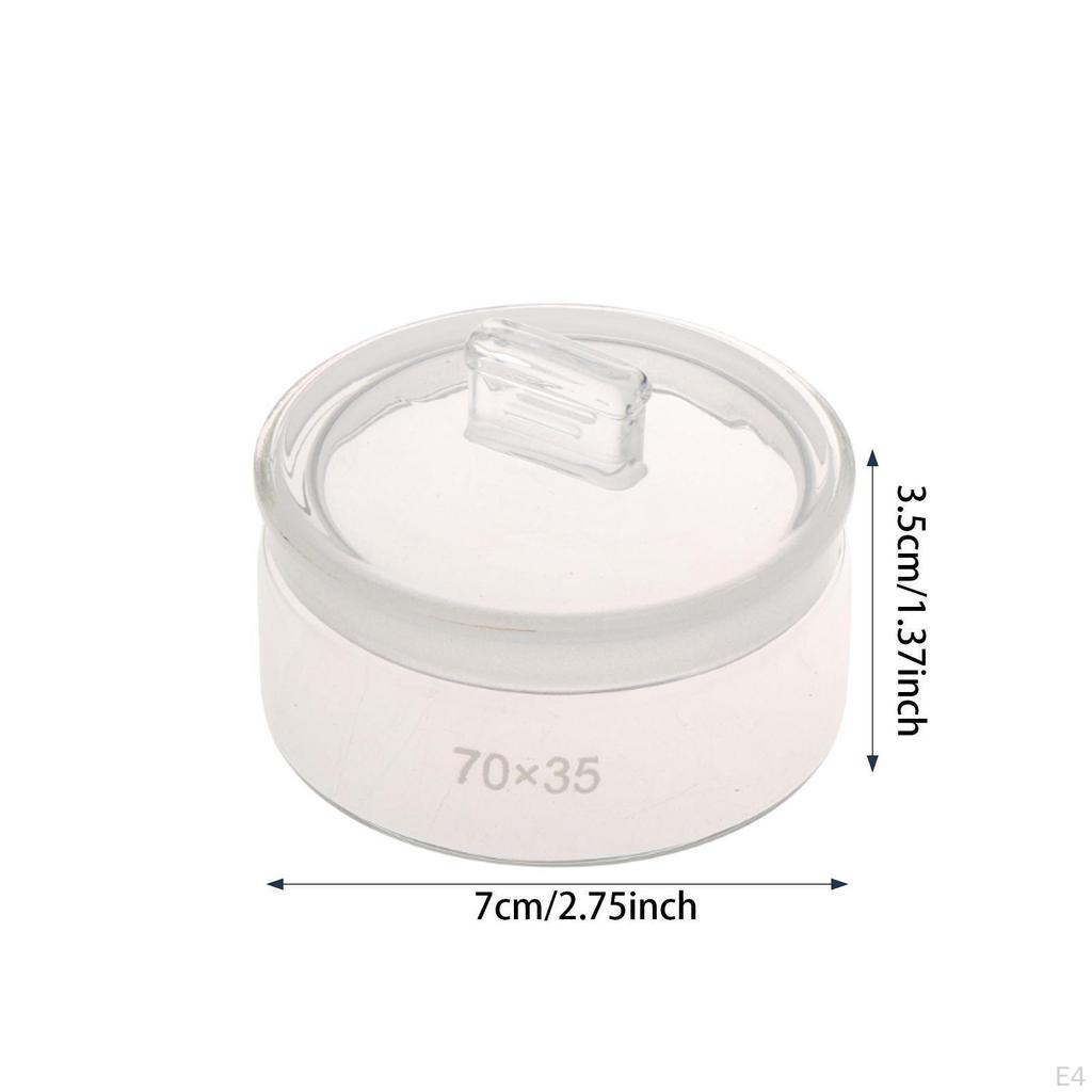 Держатель инструмента для часового масла, компактный прозрачный утолщенный стеклянный корпус для мойки цилиндра