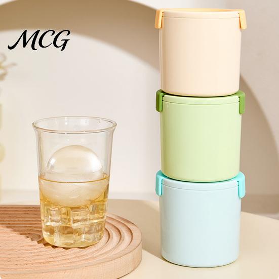 Spherical Ice Mold Silicone Ball Maker Cup, Easy Release Freezer Sphere Mold, Cup Food Grade Whiskey Cocktail Drinks Making for Kitchen Leak-proof