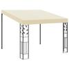 VidaXL Wall-Mounted Gazebo 3x3x2.5 M Cream