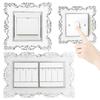 Plastic Light Switch Surround Socket Finger Plate Panel Decor Cover Wall Sticker ADM