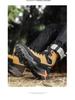 Men's Retro High-Top Hiking Boots: Autumn/Winter Casual Sports Martin Boots for Outdoor and Work.