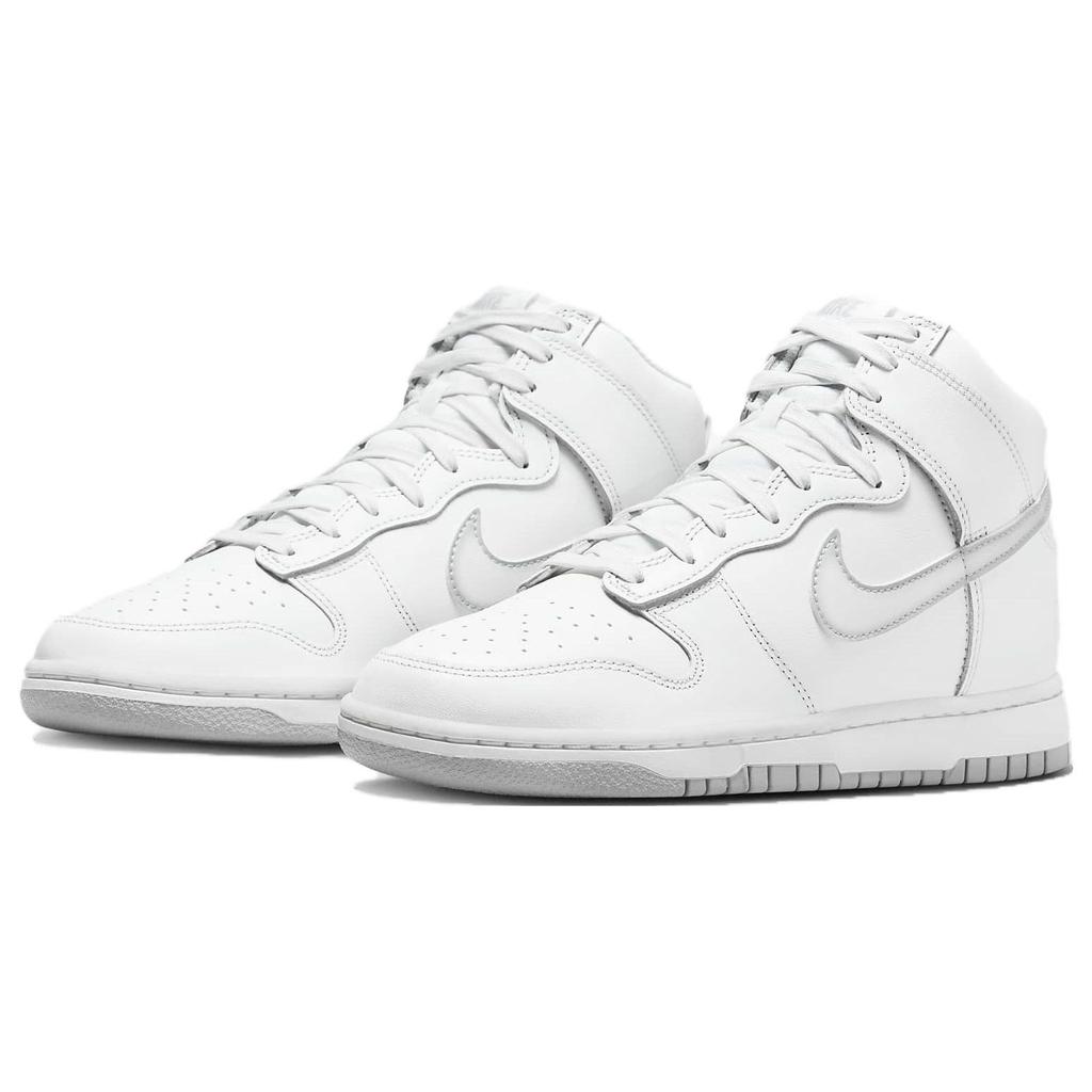 Nike Dunk High Airbrush Swoosh - White Men Sneakers Summit-White Wolf-Grey Photon-Dust FD6922-100