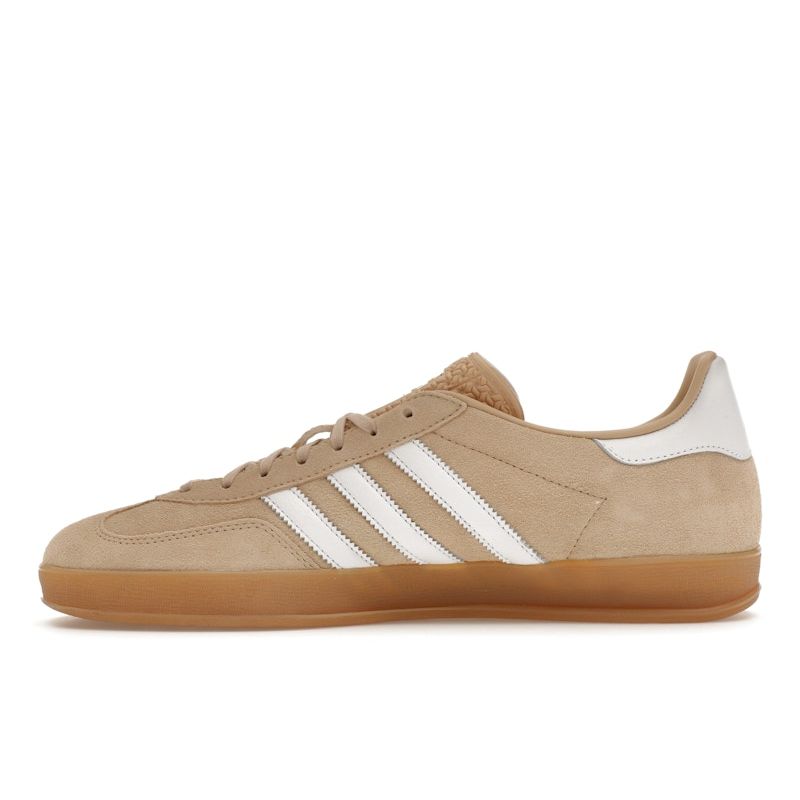 Adidas Gazelle Indoor Magic Beige Женские кроссовки Cream Cloud-White Gum IH5482