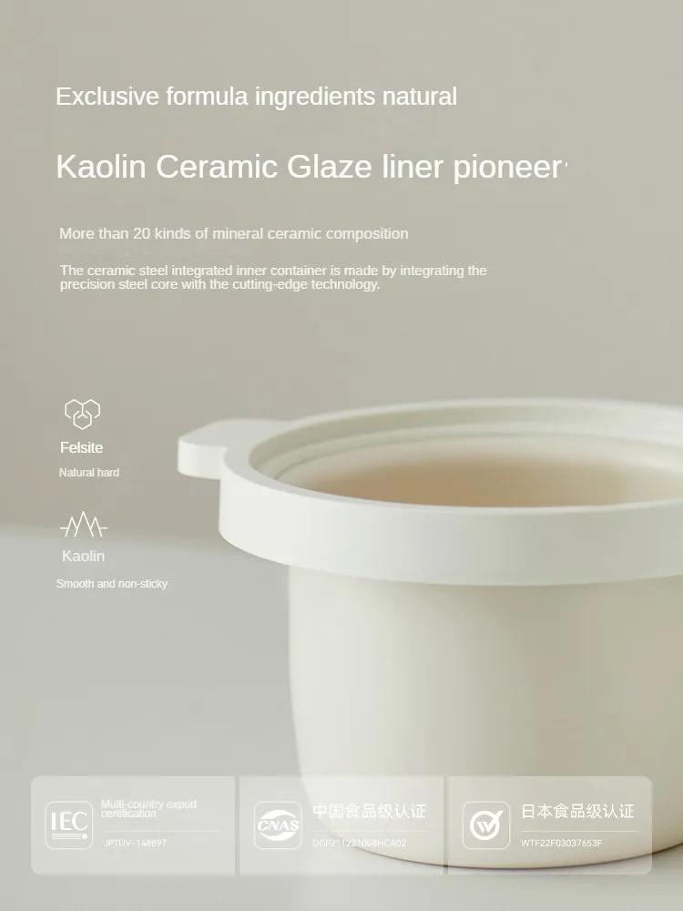 220 В 1200 мл Мини электрическая рисоварка бытовая керамическая мультиварка портативная мультиварка для 1 человека