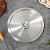Reusable Pot Lids Stainless Steel Frying Pan Metal Lid Durable Bowl Cover