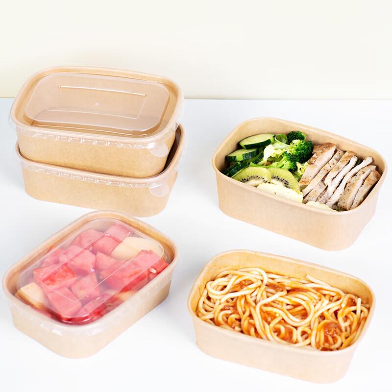 Disposable Kraft Paper Food Containers