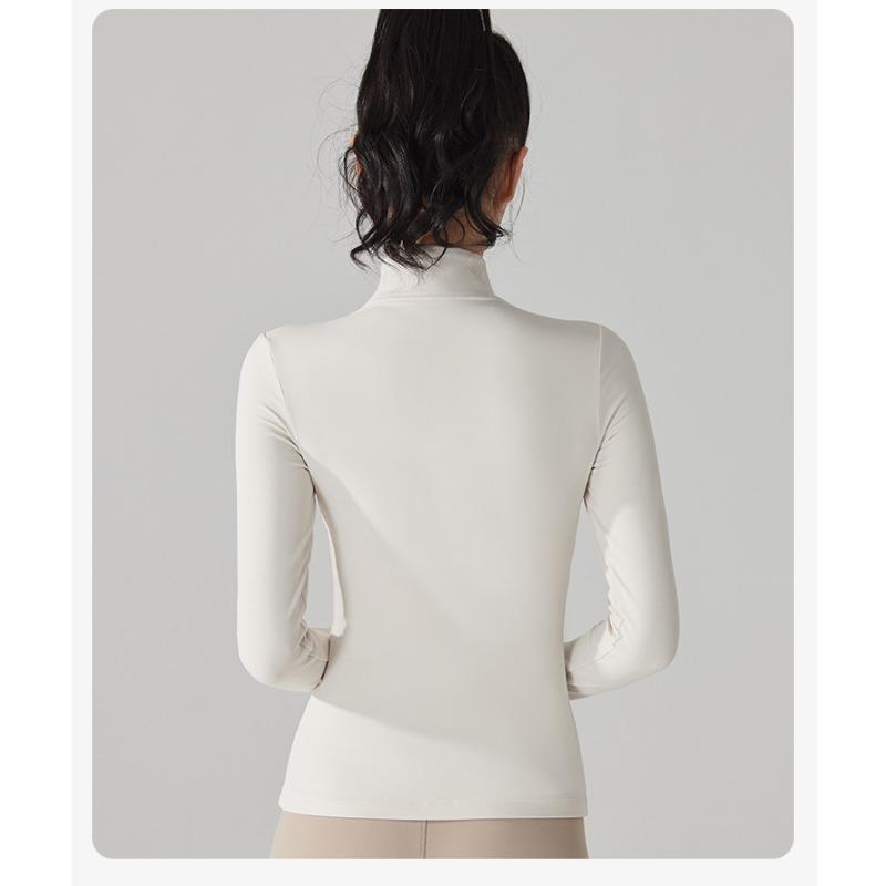 Женский осенне-зимний теплый спортивный утолщенный топ для похудения