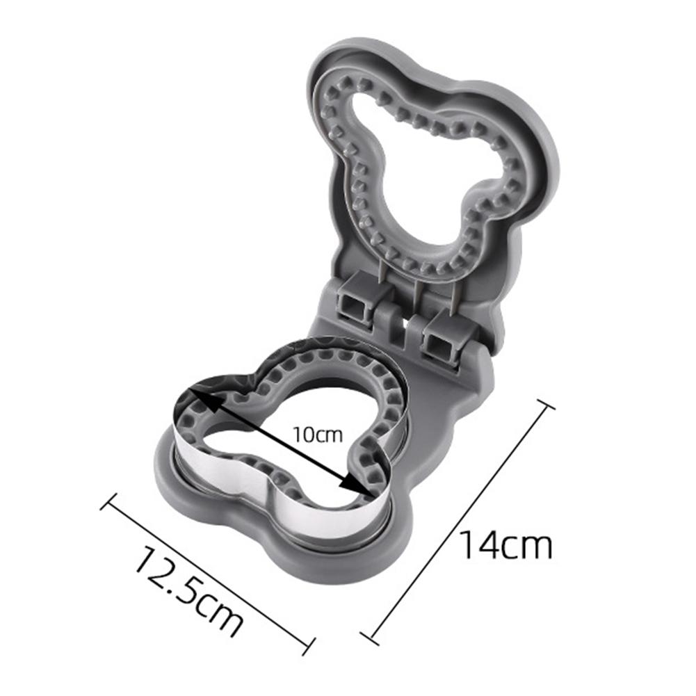 Милая простая машина для резки и запечатывания бутербродов в форме медведя, многофункциональная хлебопечка без корочки, инструменты для самостоятельной выпечки