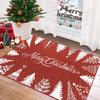Рождественский коврик с узором снежинки для прихожей, гостиной, ванной комнаты, абсорбирующий ковер, украшение дома