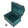 Treasure Chest Storage Box with Combination Lock Handcraft Exquisite Wood Treasure Box for Jewelry