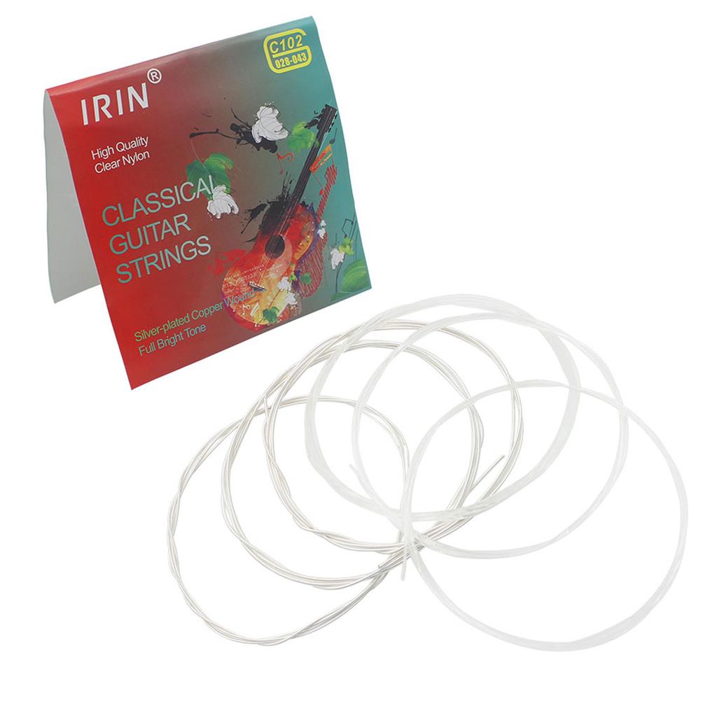 C102 Guitar Classical Transparent Nylon String Fiber Strings 028~043 Inch