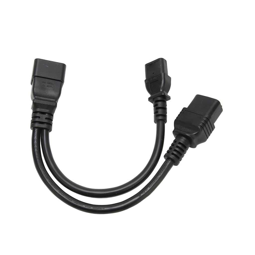 Кабель питания IEC320 C19 IEC320 C13 - IEC320 C20 Профессиональный стандартный Y-образный разветвитель для компьютера