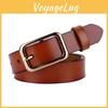 Leather Color Solid Womens Fashion Waist Belt Square Buckle Casual Use Everyday