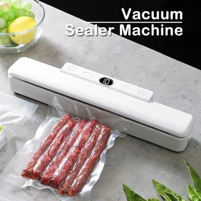 Новая автоматическая вакуумная упаковочная машина для хранения продуктов питания с 10 бесплатными пакетами Food Saver 240 В/110 В упаковочная машина для вакуумной упаковки