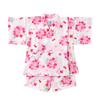 MIKI HOUSE Jinbei Suit Short Hydrangea Made In Perfect for Fireworks Summer Baby White Set, Sleeve, Design, Japan, Girls', Festivals, Festivals, &