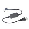 1000 мА USB на 12 В DC 3,5x1,35 Угловой зарядный шнур для портативного вентилятора, светодиодной лампы, домашних роутеров 35 см 1 шт.