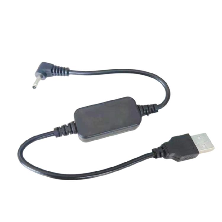1000 мА USB на 12 В DC 3,5x1,35 Угловой зарядный шнур для портативного вентилятора, светодиодной лампы, домашних роутеров 35 см 1 шт.