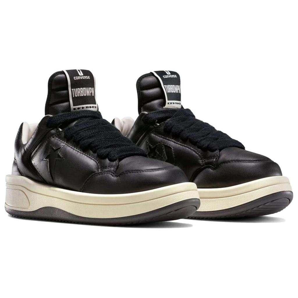 Новые Converse Rick Owens X Drkshdw Turbowpn Low 'Black Cloud Cream' A12063C