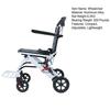Складная инвалидная коляска Легкая Портативная Транзитная Дорожная Коляска для Взрослых Эргономичный Дизайн Инвалидная Коляска