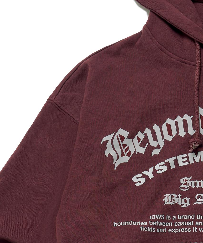 Худи System Down Бордовый