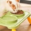 Многофункциональная миска для кошачьего корма и воды, двойная миска, контейнер для корма для домашних животных, котенок/щенок/кролик