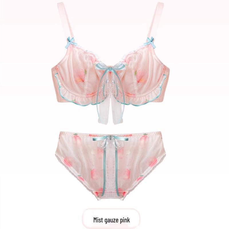Сладкий и Томный: Японский стиль ультратонкий бюстгальтер с кроличьими ушками – Летнее женское нижнее белье для утонченного образа
