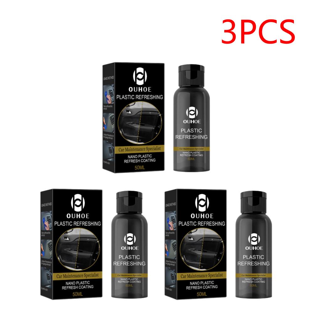 5 шт. OUHOE Cars Plastic Refreshing Coating Kit 30/50 мл Водонепроницаемый автомобильный пластиковый восстанавливающий агент для деталей