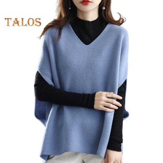 Женский трикотажный жилет с V-образным вырезом, без рукавов, трикотажные топы, однотонные, свободного кроя, дышащие, повседневные, трикотажные изделия на каждый день