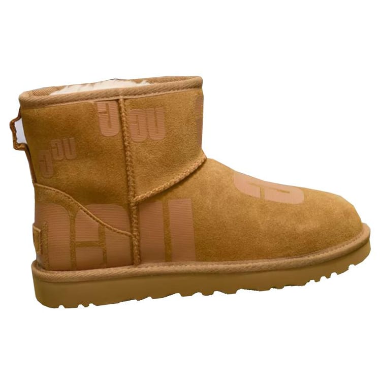UGG Классический Мини с Разбросанным Рисунком 'Каштан' 1130574-CHE