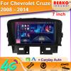 Android для CHEVROLET CRUZE 2009-2014 Мультимедиа Видео Плеер Навигация GPS Нет 2din DVD Авто Стерео Голова Нет 2din DVD 5G Wifi
